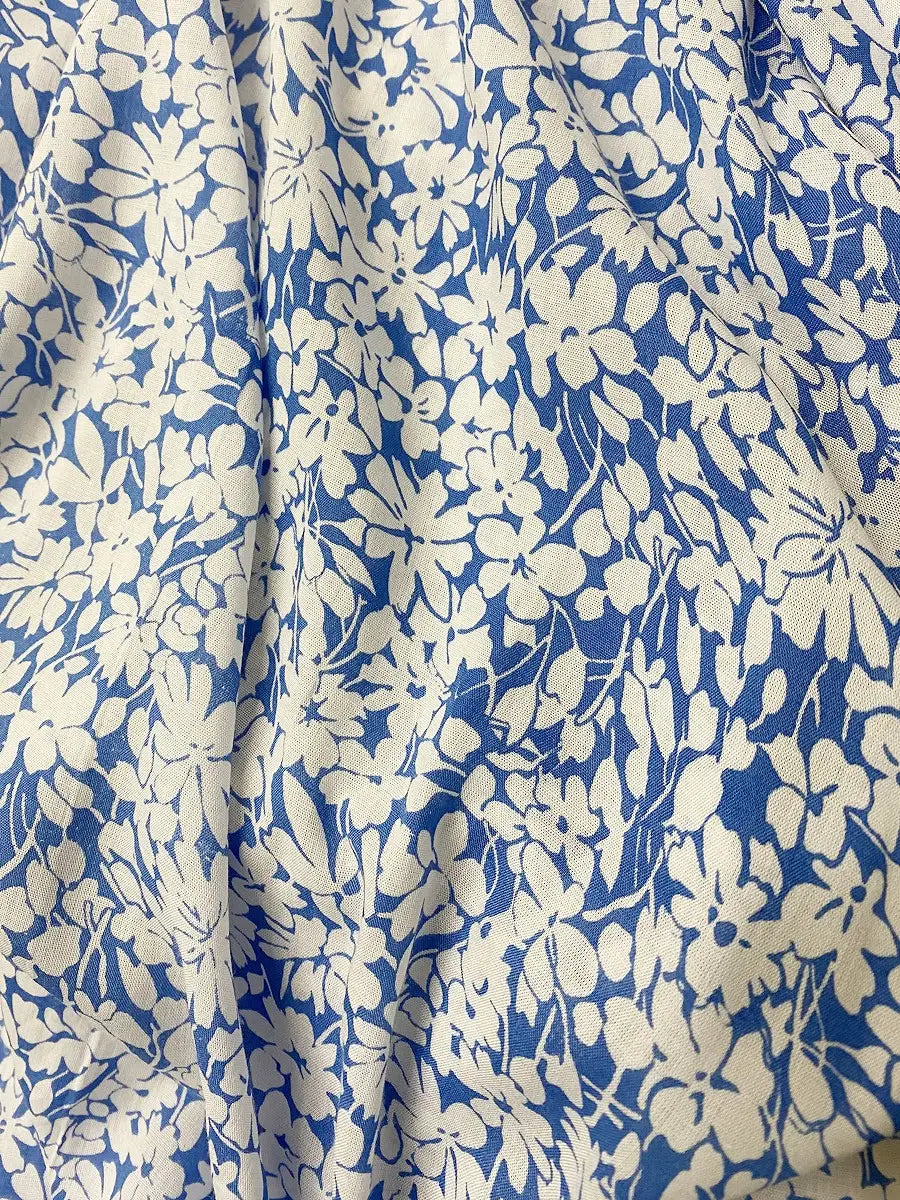 LAUT BLUE(ラウトブルー）ペニッシュマキシワンピース/花柄