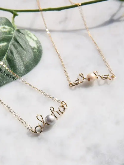 tidepool love(タイドプールラブ)Aloha Mini Necklace (14k goldfill)