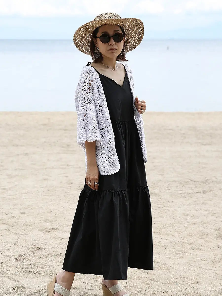 roomy by the sea(ルーミーバイザシー)肩紐タイプのティアード roomy by the sea(ルーミーバイザシー)肩紐タイプのティアード